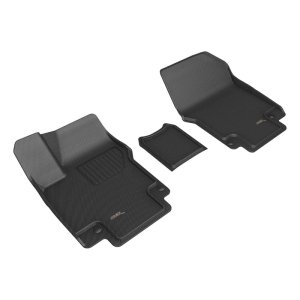 Hyundai Ioniq 5 Floor Mats - 1st / 2nd Row - 3D MAXpider - Kagu R1 - Black - `22-`23 Hyundai Ioniq 5 Floor Mats - 1st / 2nd Row - 3D MAXpider - Kagu R1 - Black - `22-`23